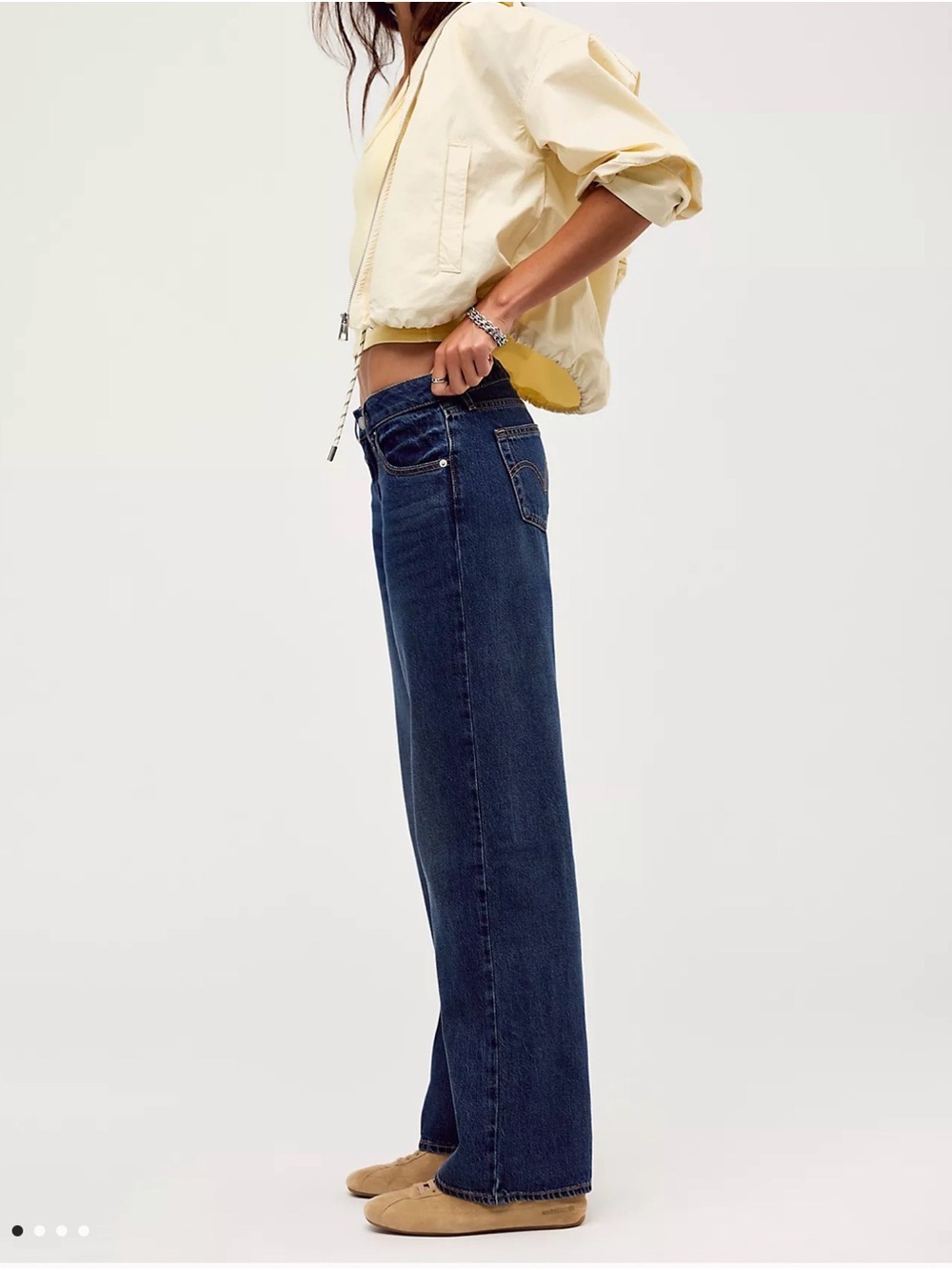 Levi’s Low Loose 100% Cotton Dark Wash Jeans